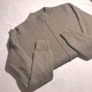 Moc neck sweater